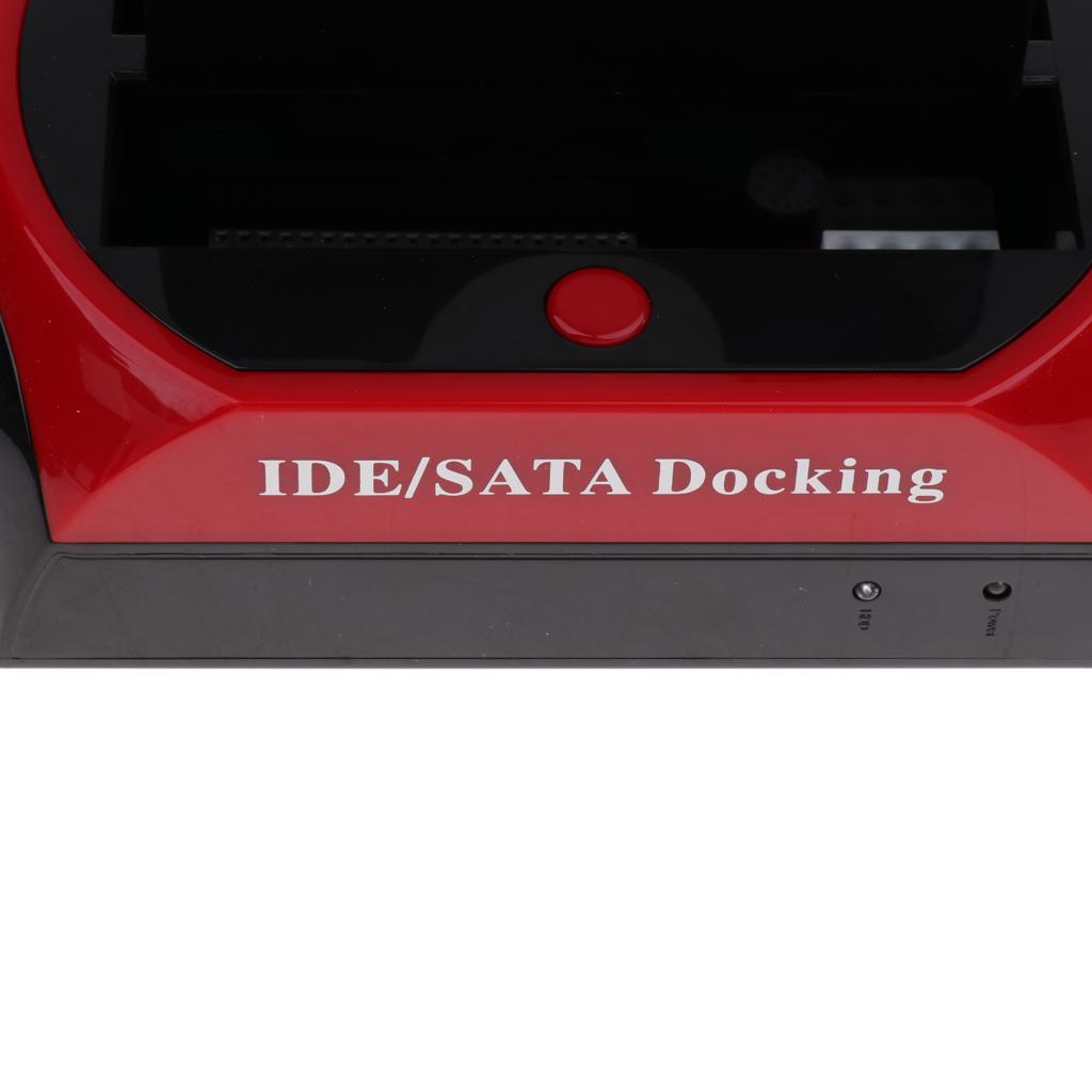 2x USB 2.0 To 2.5" 3.5" SATA IDE Dual Slots