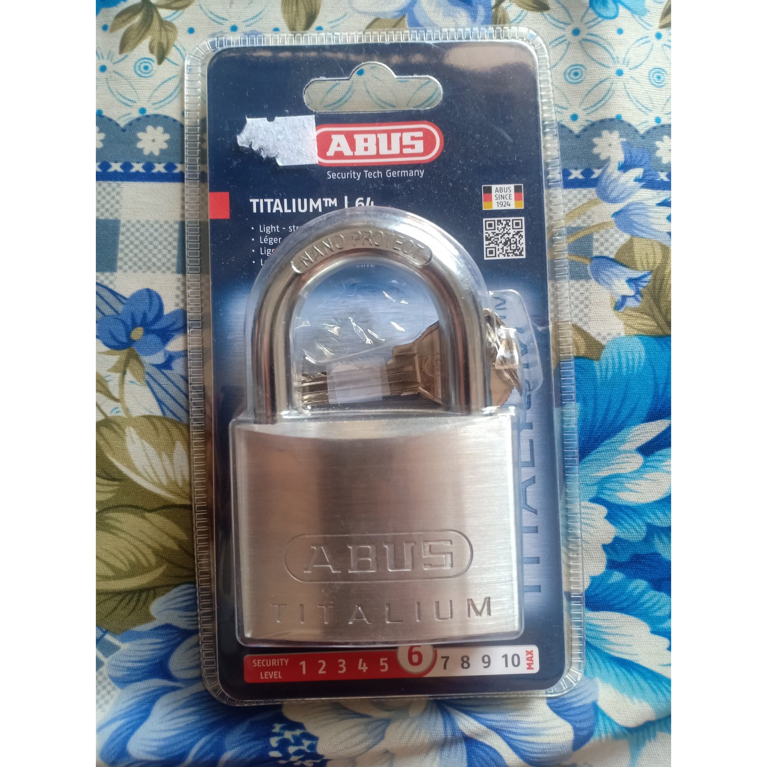 Khóa Abus Titanium 64TI chính hãng