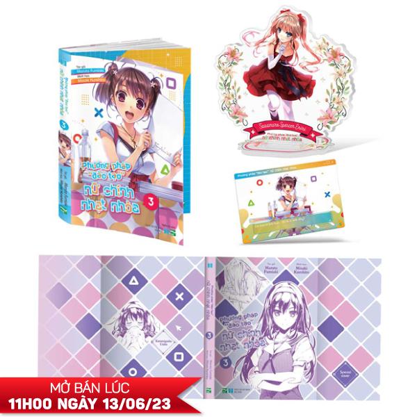 Phương Pháp Đào Tạo Nữ Chính Nhạt Nhòa – Tập 3 – Bản Giới Hạn – Tặng Kèm Gameplay Card  Standee Acrylic