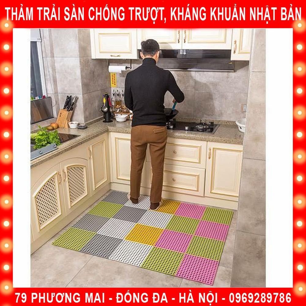 Tấm Thảm Nhựa Ghép Lót Sàn - Chống Trơn Trượt - An Toàn KT30*30cm