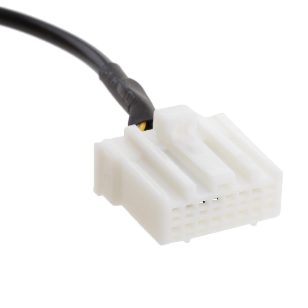 Car 3.5mm AUX Audio Input Female Adapter Cable For Mazda 2 3 5 6 MX5 RX8