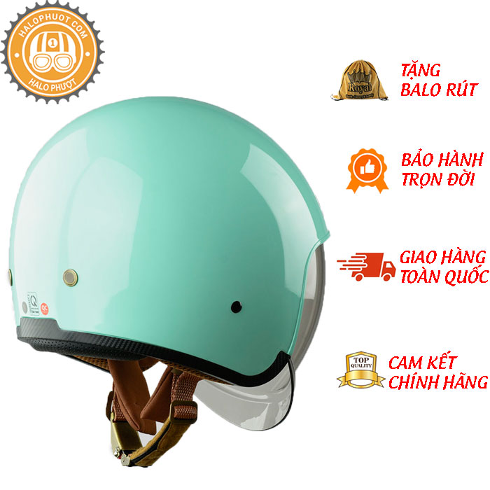 Nón bảo hiểm Royal M139 Kính Âm Trơn Sành Điệu, Trẻ Trung, Thời Thượng