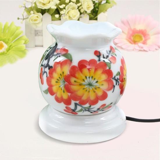 Đèn Xông Tinh Dầu ️ ️ Máy Xông Tinh Dầu Đuổi Muỗi Gốm Sứ Bát Tràng CỠ LỚN Bền Đẹp