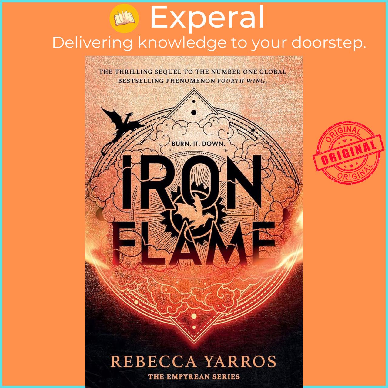 Hình ảnh Sách - Iron Flame The Firey Sequel to the Sunday Times Bestseller and TikTok S by Rebecca Yarros (UK edition, Paperback)