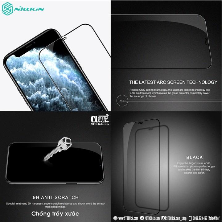 KÍNH CƯỜNG LỰC DÀNH CHO ĐIỆN THOẠI IPHONE 12 MINI - 12 - 12 PRO - 12 PRO MAX NILLKIN CP+PRO 2.5D