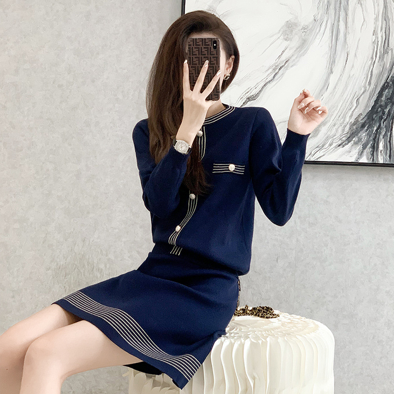 (HÀNG SẴN) Sét Váy Len Dệt Kim Thời Trang Cao Cấp AL58 - Hàng Quảng Châu Cao Cấp