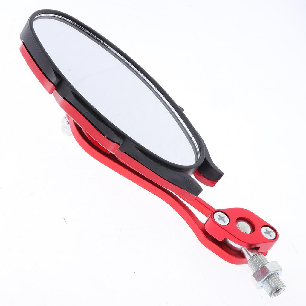 Alloy Rear View Race Mirrors Handle Bar Mount Clamp for Yamaha Motorbikes