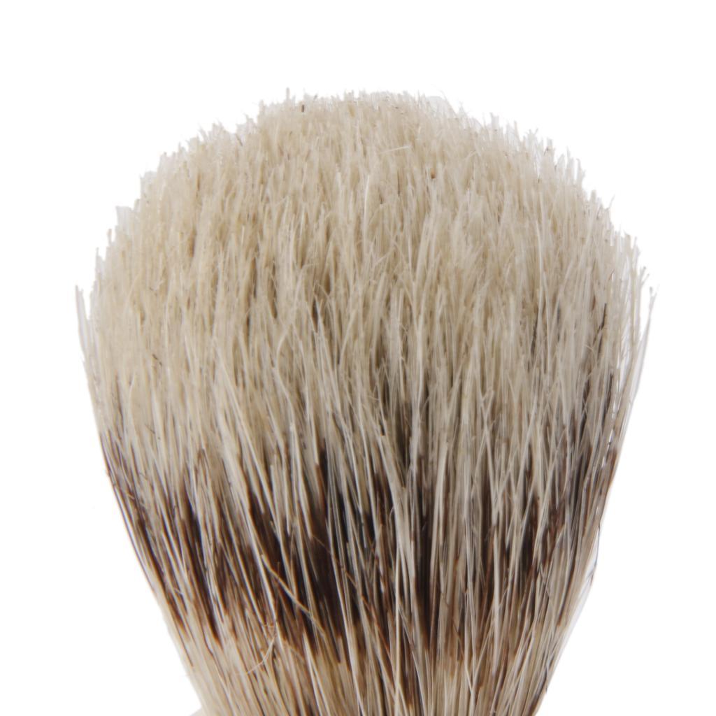 Plastic Handle Hair Shave Brush Bristle Shaving Tool