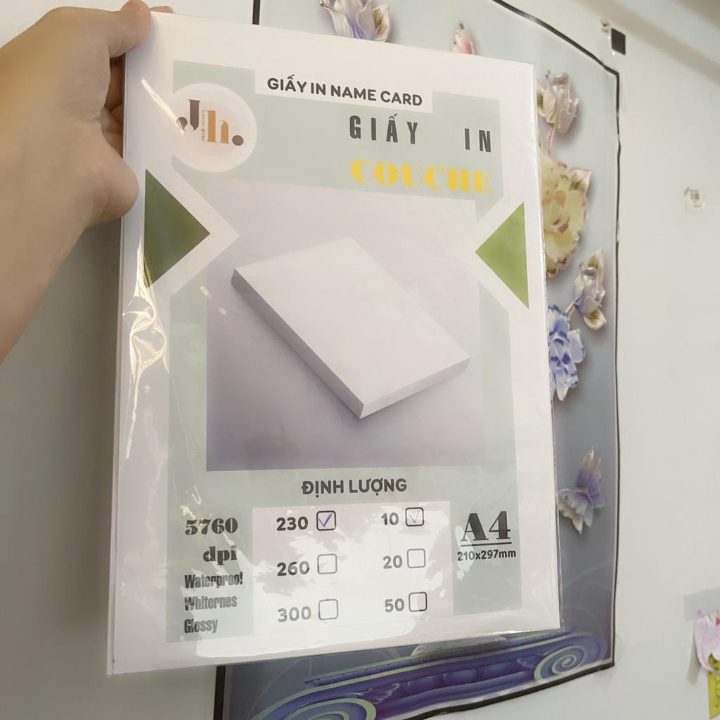 Giấy In Name Card Khổ A4 Các Định Lượng 300grm