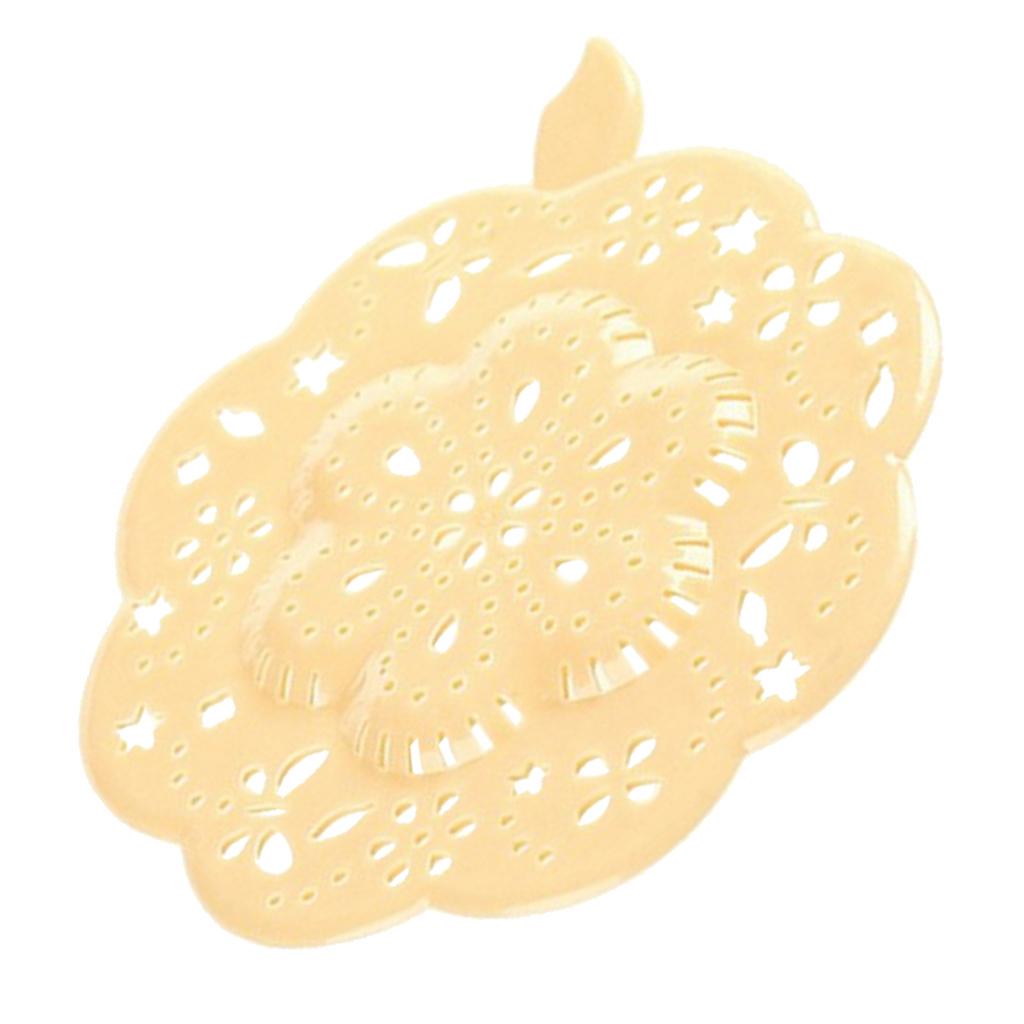 2X Kitchen Sink Food Trash Can Plug Drain Stopper Basket Filter Yellow