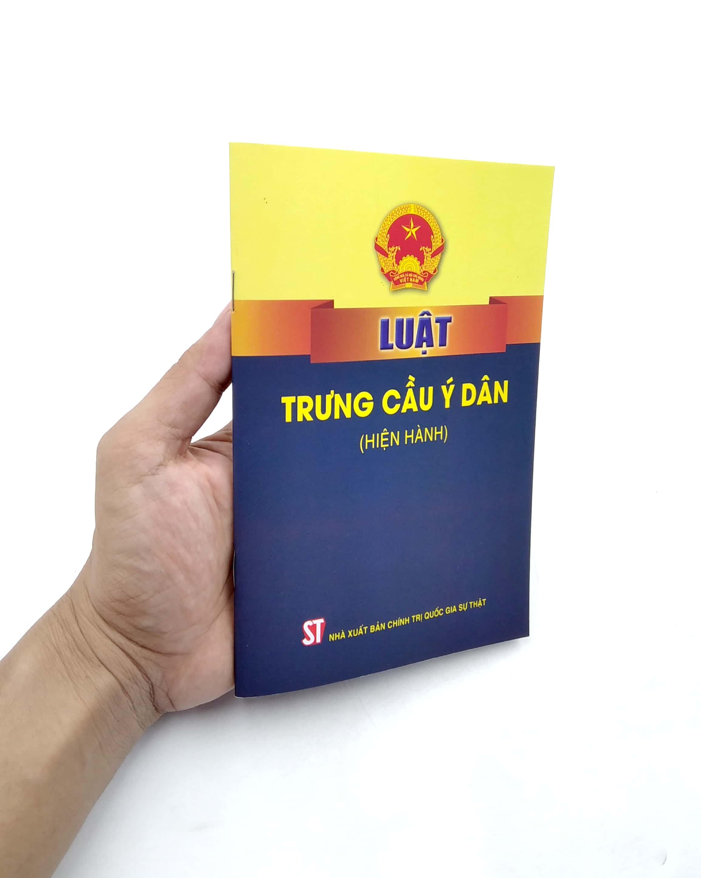 Luật Trưng Cầu Ý Dân (Hiện Hành)