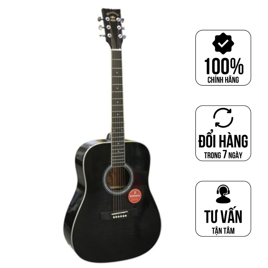 Đàn Guitar Acoustic Morrison Chính Hãng, Phiên Bản Mới Mặt Đàn Gỗ Nguyên Tấm - 3 Kiểu Dáng Lựa Chọn