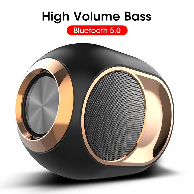 X6 Bluetooth 5.0 Loa loa không dây di động cho điện thoại PC chống thấm nước âm nhạc âm nhạc âm thanh âm thanh nổi Color: Red