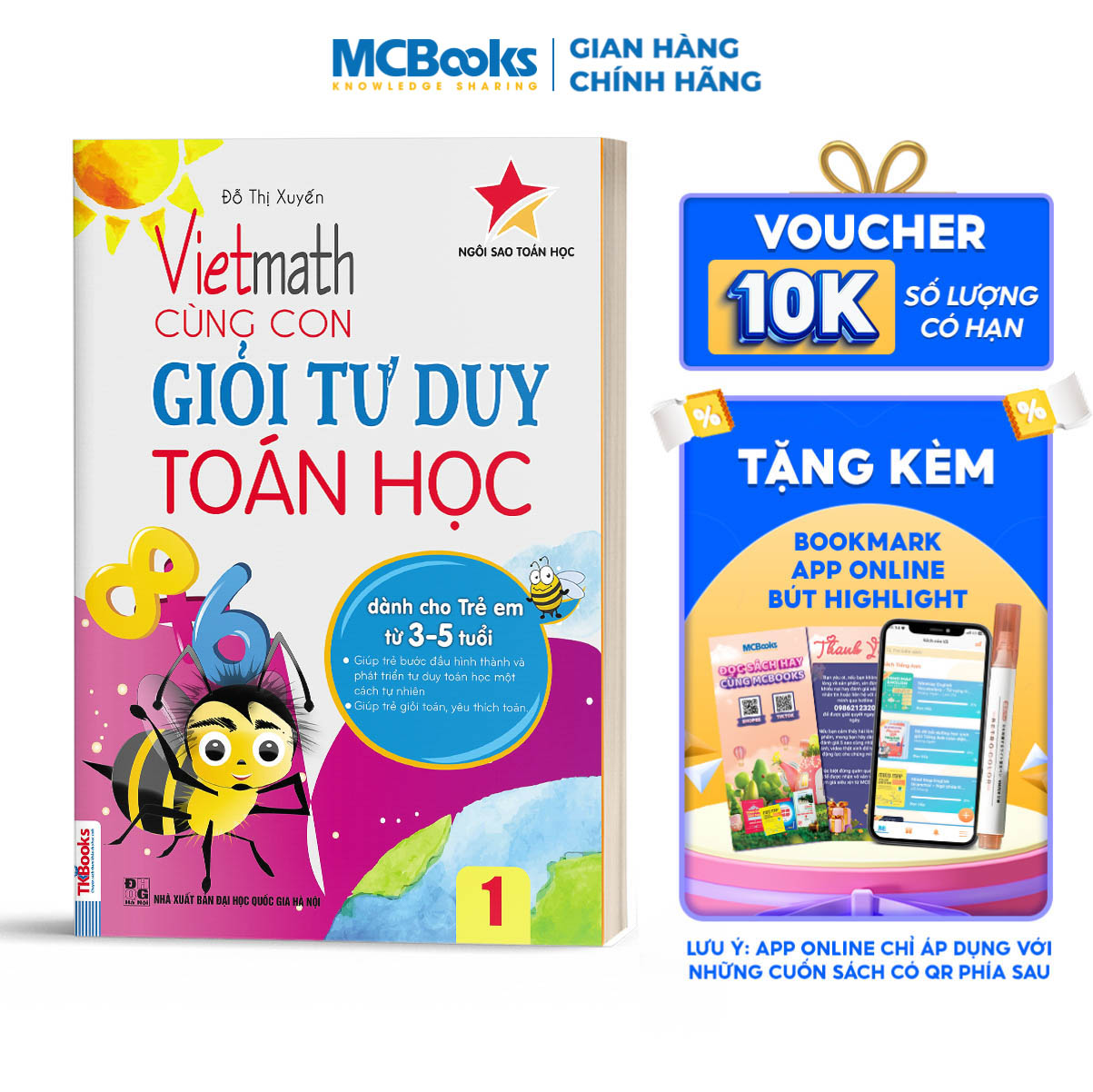 Vietmath - Cùng Con Giỏi Tư Duy Toán Học Tập 1