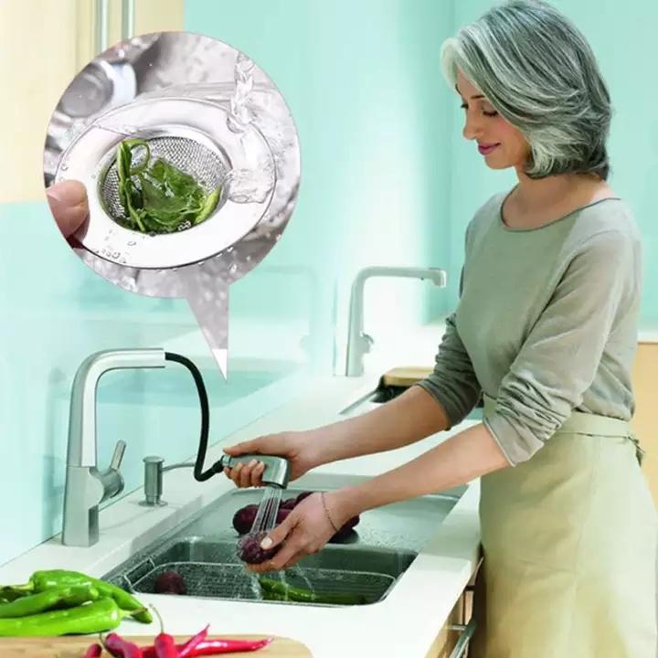 Dụng cụ lọc rác chống tắc nghẽn cho bồn rửa chén