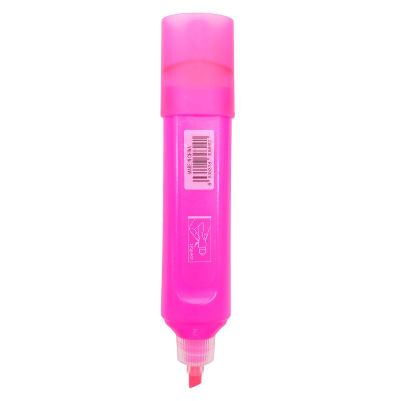 Bút Dạ Quang Thân Màu - Stacom HL113P - Màu Hồng