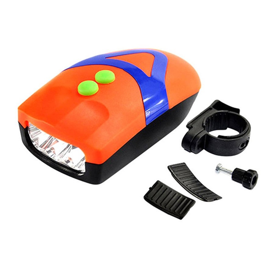 Đèn pin xe đạp kiêm còi báo FY-037 siêu sáng - Đèn Pin xe đạp - Đèn trước xe đạp dùng pin - Hàng chính hãng