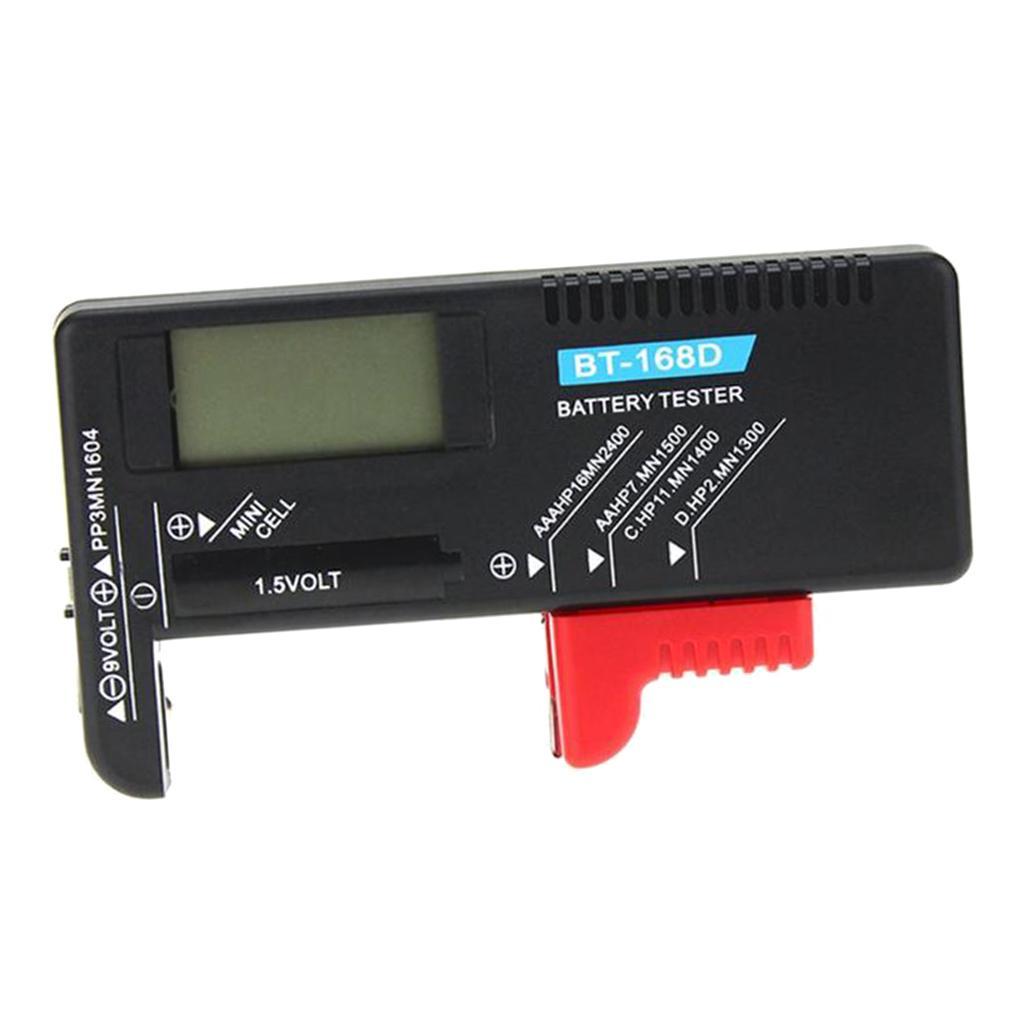 LCD Battery Tester Battery Checker Tester for AA AAA C .5V 9V Battery