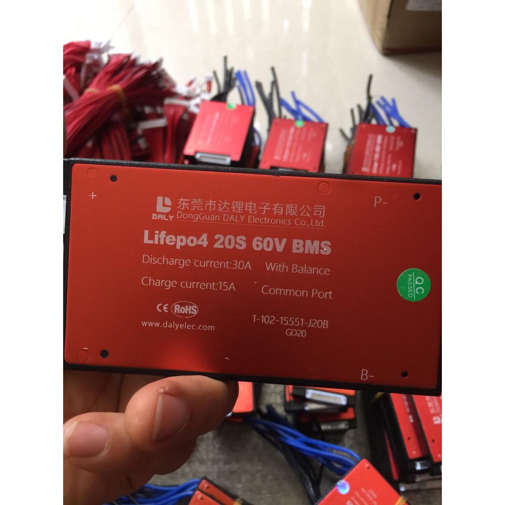 Mạch bảo vệ pin lithium LifePO4 20S 60V 30A