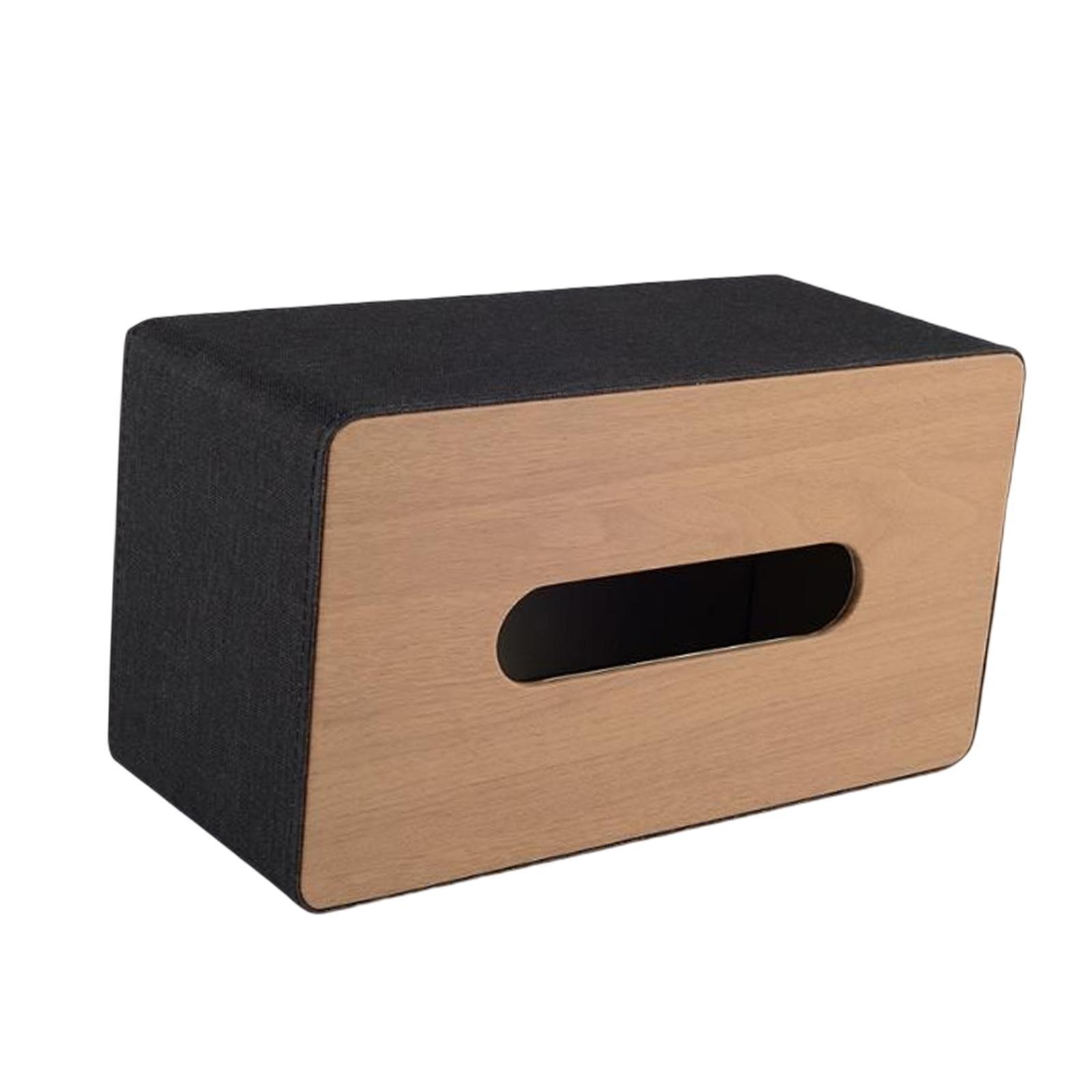 PU Leather Tissue Box Cover Hotel Home Paper Towel Bag Decorative Container