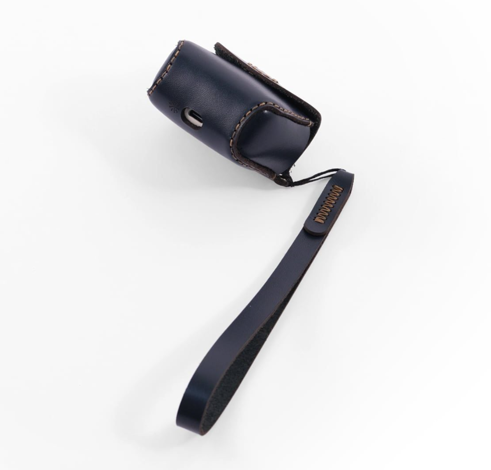 Bao da cho tai nghe Beyer Dynamic Amiron 300, hiệu Khắc Tên, chất liệu da bò - Hàng chính hãng