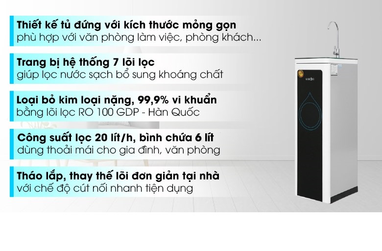 Máy Lọc Nước RO Karofi N7RO (7 lõi) - Hàng Chính Hãng