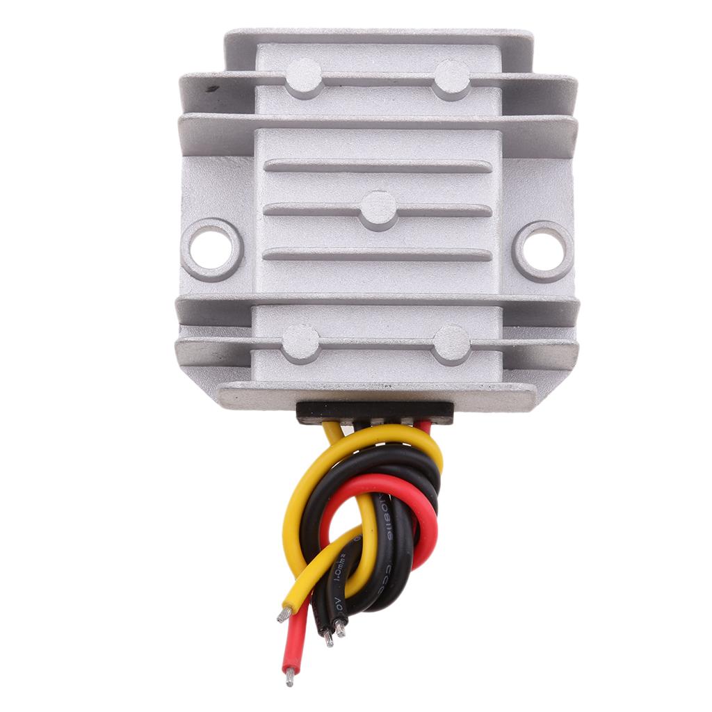 DC12V/24V to DC 5V 5A 25W Waterproof Car Power Supply Module Voltage Converter Regulator Transformer