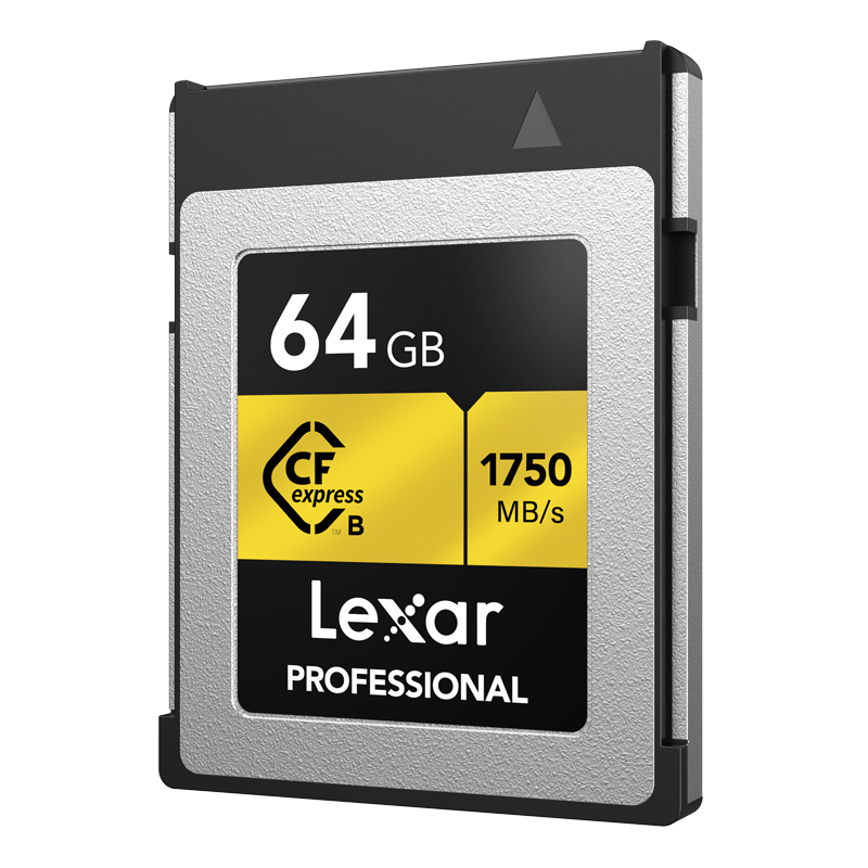 Thẻ nhớ CFexpress Type B 64GB/ 128GB Lexar Gold series, quay video RAW 8K, tốc độ đọc lên đến 1750Mb/s, ghi 1000Mb/s - Hàng chính hãng