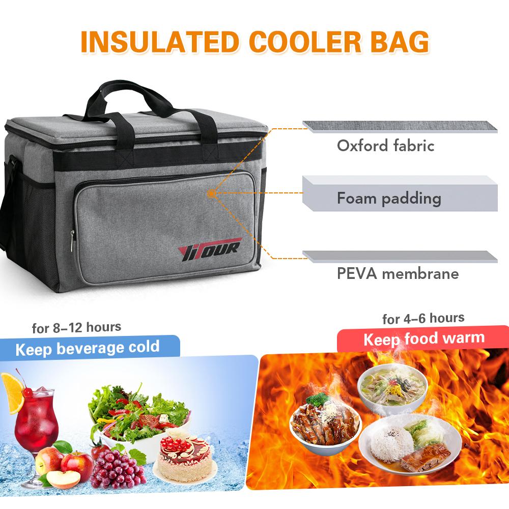 Túi đựng đồ ăn trưa cách nhiệt, chống rò rỉ