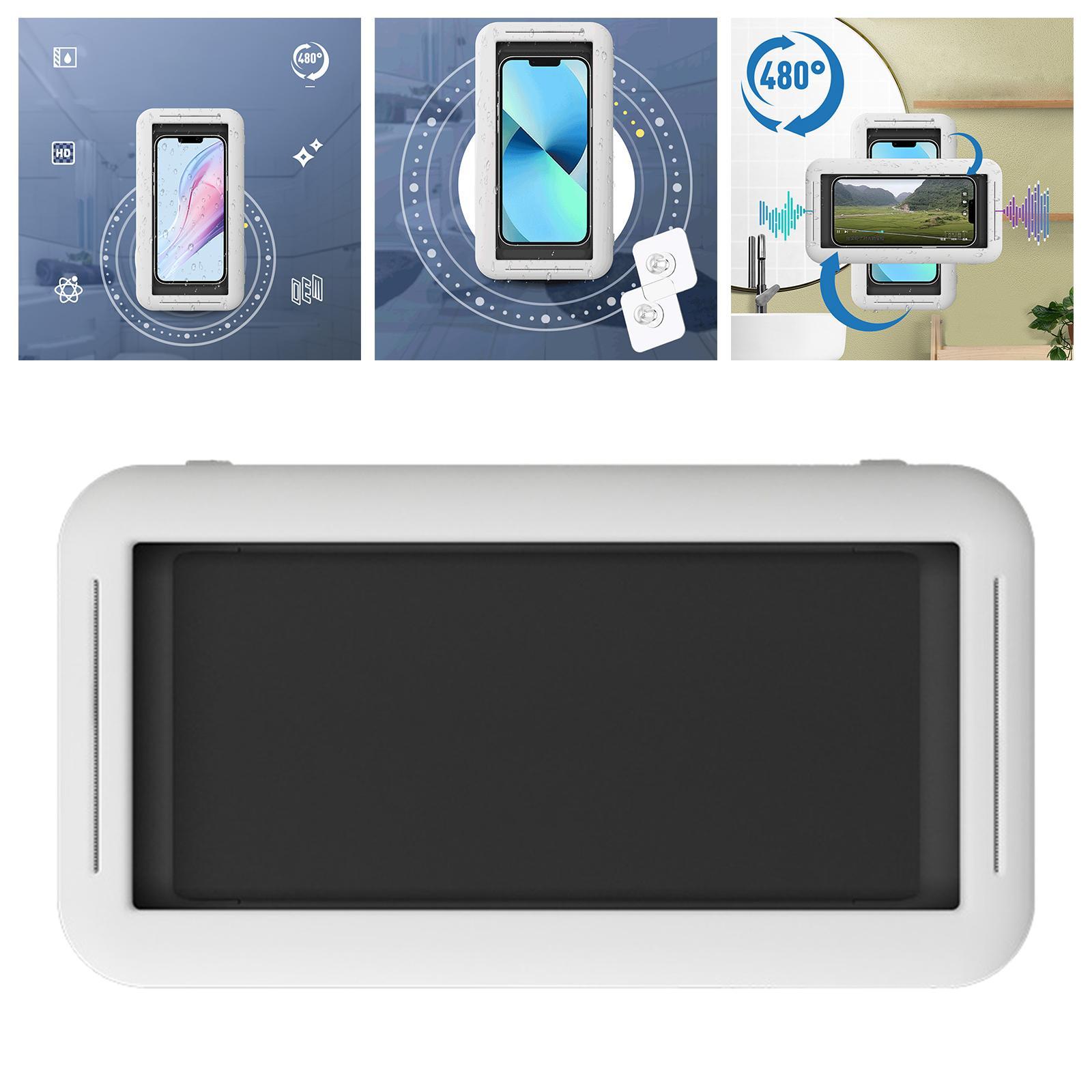 Waterproof Case Cover Sealing Phone Holder for Bathroom Shower Cooking