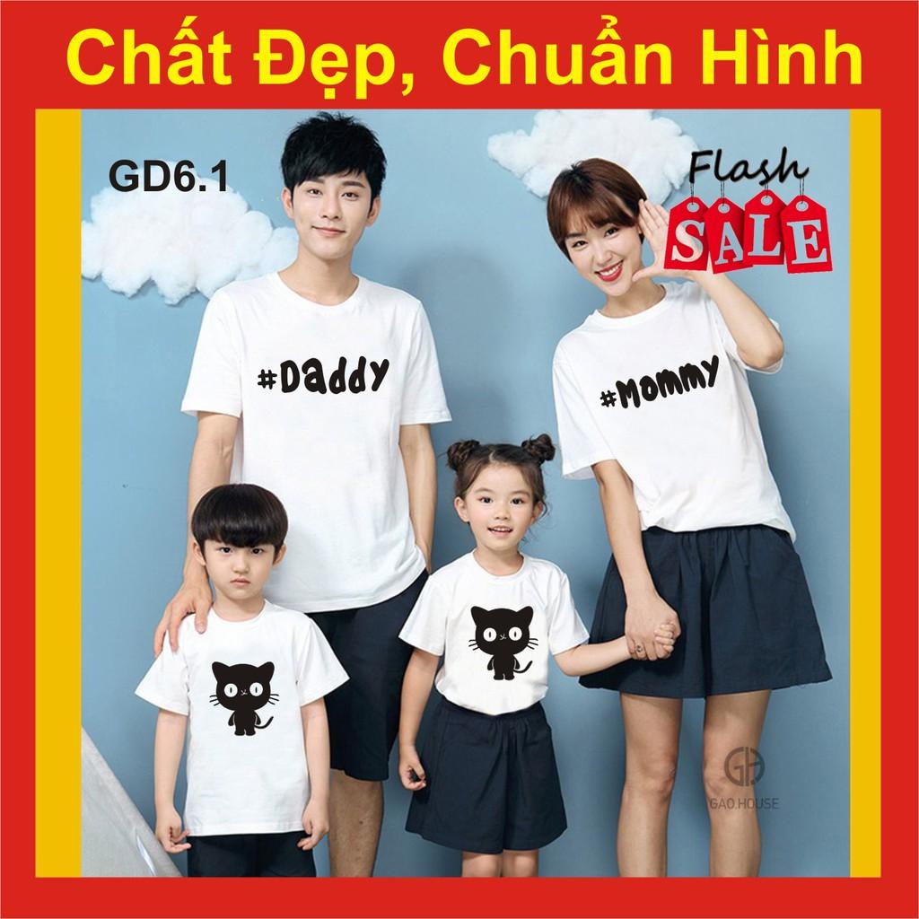 Áo Thun Gia Đình đẹp dady mony baby 6 , phông,family dad mom baby