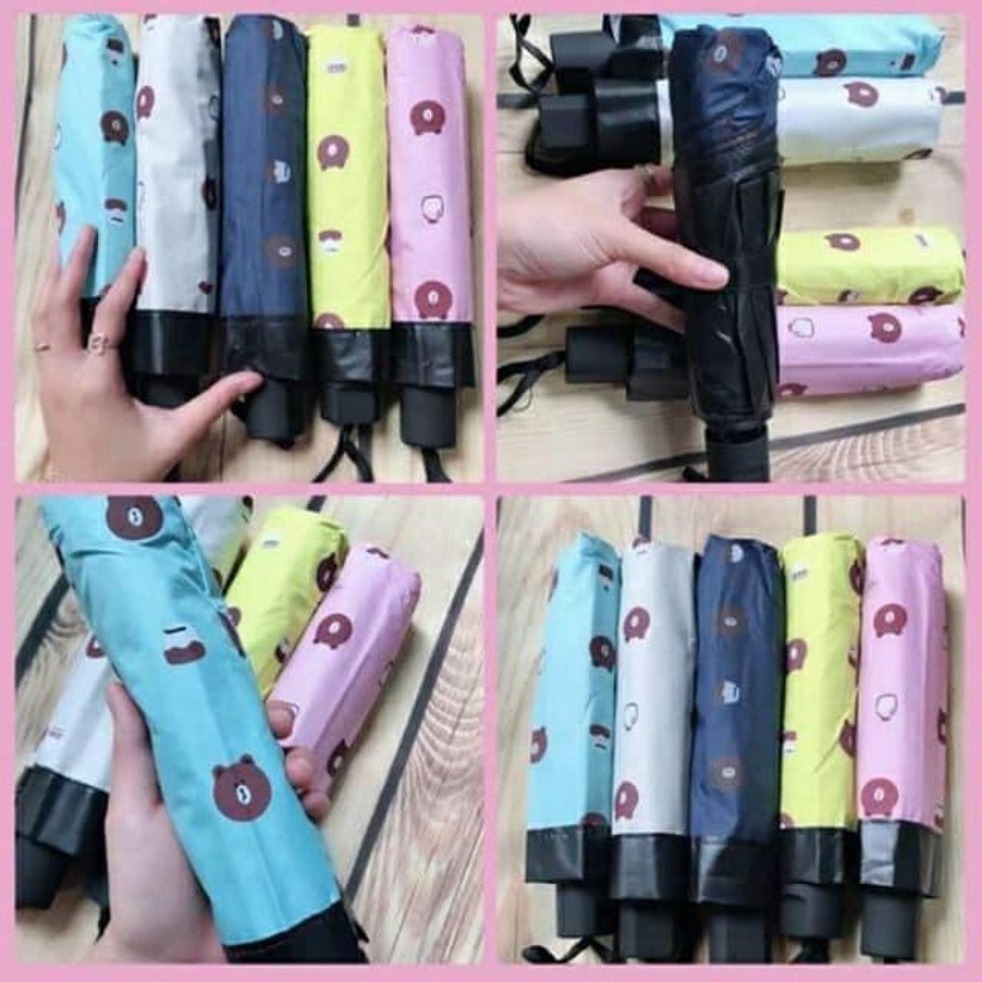 Dù Gấu Chống Tia UV 2 Lớp