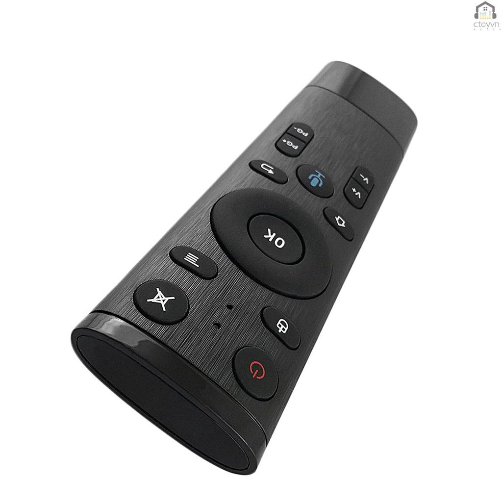 Điều khiển từ xa không dây 2.4G cho Smart TV Android TV Box HTPC máy tính màu đen