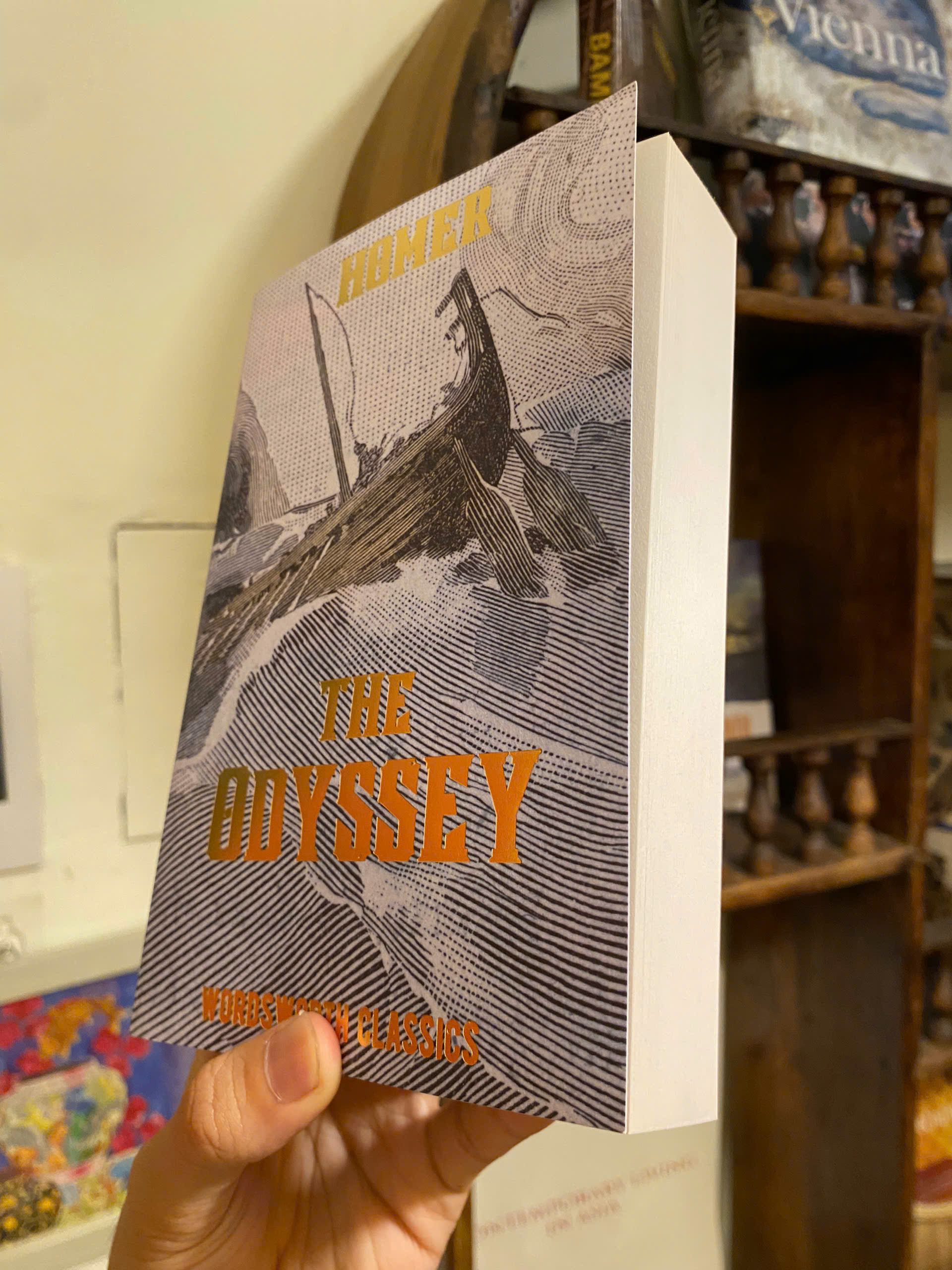 Sách - The Odyssey (Wordsworth Classics) by Homer | English Mythology Fiction Poem