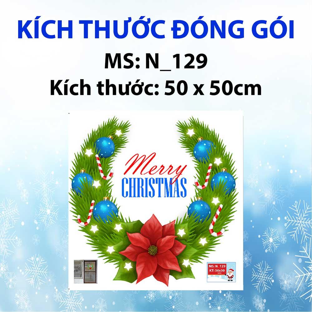 DECAL TRANG TRÍ GIÁNG SINH 2023 COMBO SỐ 7