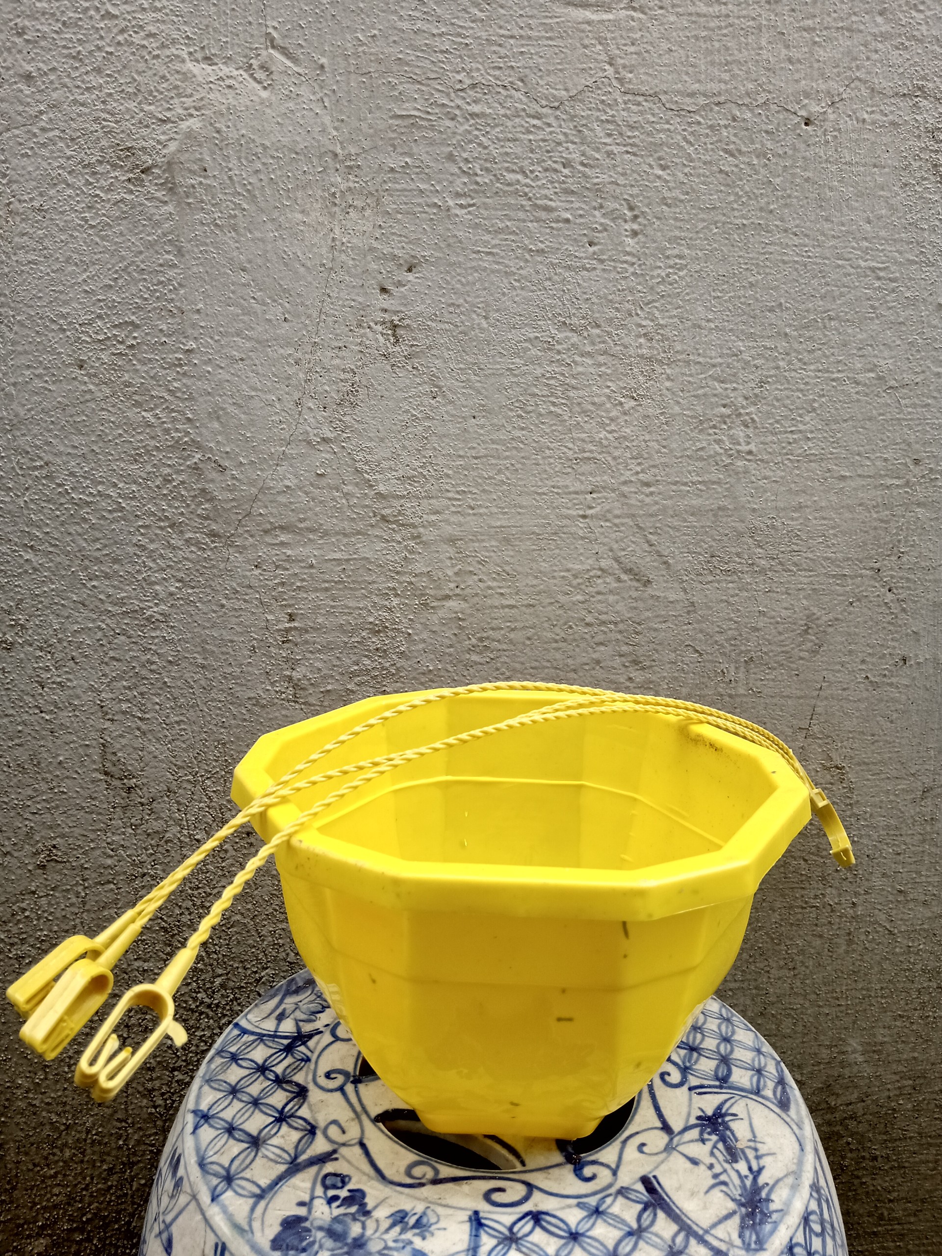 5 Chậu Nhựa Treo 5 Màu,Hình Bát Giác,Có Móc Treo Cùng Màu,Kích Thước Đường Kính 22cm Cao 14cm