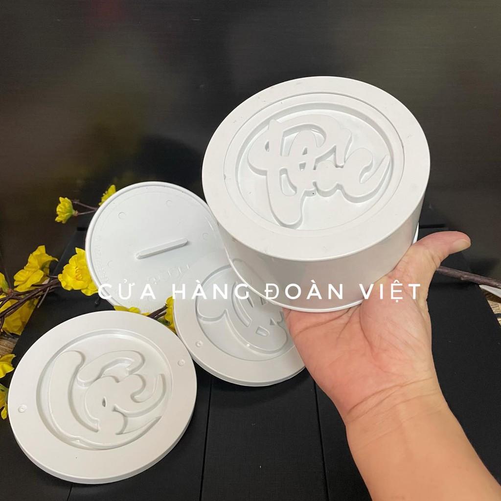 COMBO BỘ 3 mặt Khuôn xôi Chữ thư pháp PHÚC LỘC THỌ - SIÊU ĐẸP. Khuôn xôi in nhấn tạo hình, định hình chữ Phúc Lộc Thọ - Size 12 cm. Đồ Gia Dụng nhà bếp pha chế làm bánh nguyên liệu