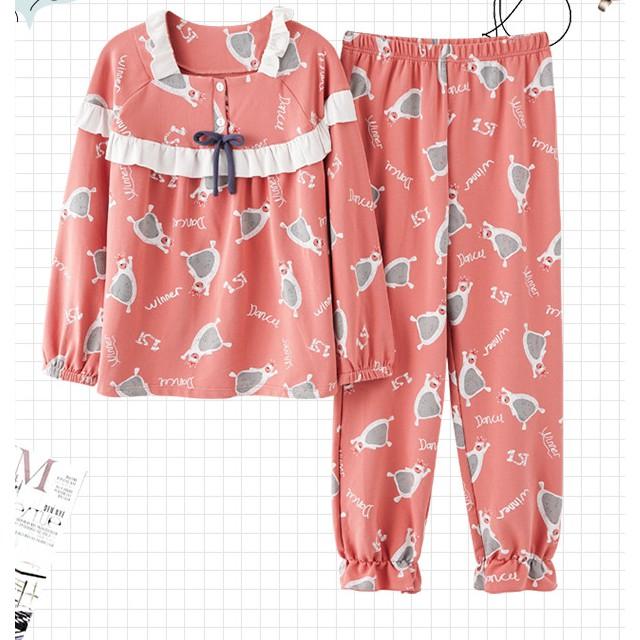 SET Đôi NAM NỮ-Bộ PIJAMA NAM NỮ Style Hàn Quốc-COTTON 100%