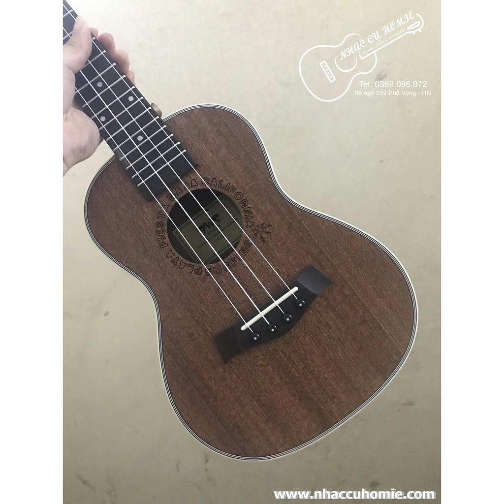 ĐÀN UKULELE MÀU GỖ ĐẠM - ĐÀN ĐẸP ÂM HAY