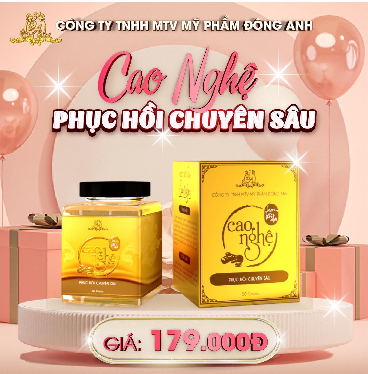 Cao Nghệ Collagen X3 Cao Nghệ Mờ Nám Giảm Thâm Cấp Ẩm Ngăn Ngừa Lão Hóa Đông Anh Chính Hãng 50g