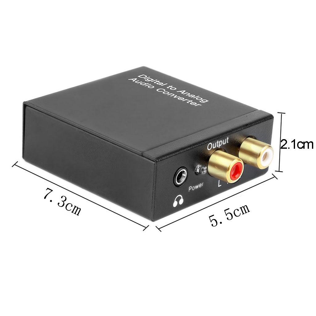 Optical Coax  Digital to Analog Converter / Audio Adapter