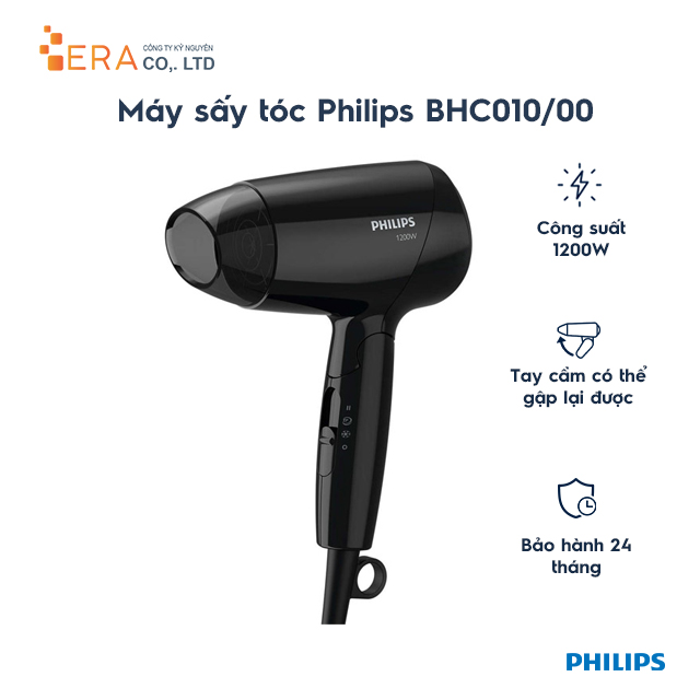 Máy sấy tóc Philips BHC010/10 - Hàng Chính Hãng