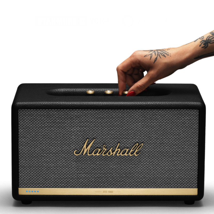 Marshall Stanmore II Amazon Alexa Loa Bluetooth Điều Khiển Bằng Giọng Nói Chính Hãng - Đen