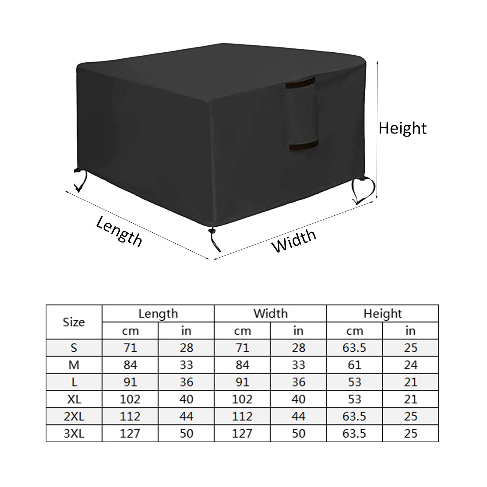 Hố cứu hỏa Nắp đậy chống thấm Firepit Nắp vuông chống gió Ripstop Bảng chữa cháy Bảng chữa cháy ngoài trời Nắp lò sưởi ngoài trời