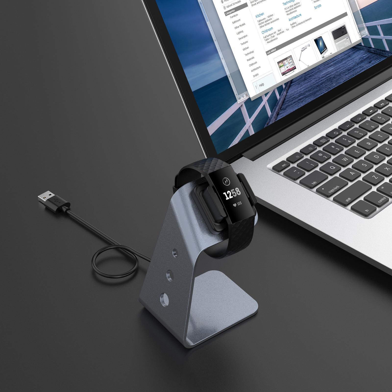 Power Charger Dock Cradle Stand Holder for Charge 4 3 New Grey