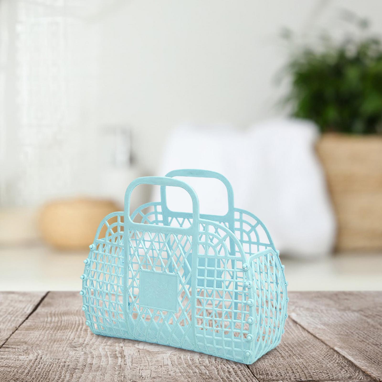 Shower Basket Dorm Beach Tote Bags for Bathroom Kitchen