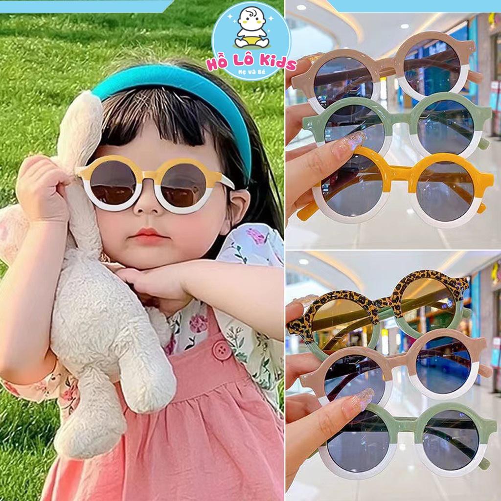 Kính râm cho bé 2 màu sành điệu 2-10 tuổi chống tia cực tím UV400 Hồ Lô Kids