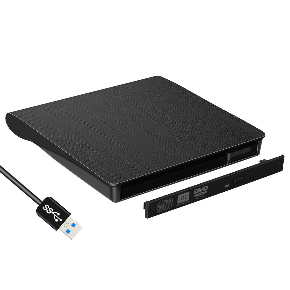 DeepFox 9.5mm USB 3.0 SATA Ổ Đĩa Quang Bộ Bên Ngoài Vỏ Di Động DVD/CD-ROM Dành Cho Laptop Không Có Ổ Đĩa Quang