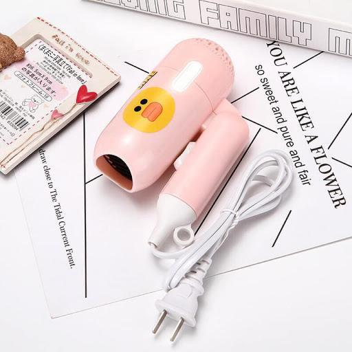 MÁY SẤY TÓC MINI CẦM TAY GẤP GỌN DỄ SỬ DỤNG TIỆN LỢI HÌNH THÚ DỄ THƯƠNG