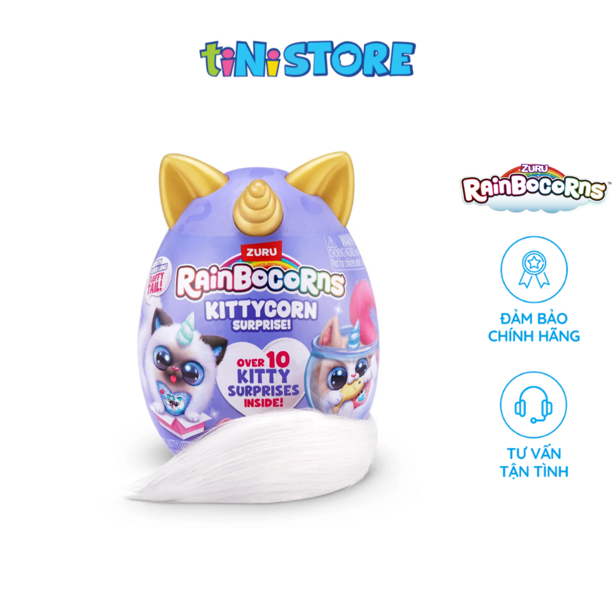 Đồ Chơi Trứng Kỳ Lân Mèo Con Zuru Rainbocorns Kittycorn (Series 9) (Mẫu ngẫu nhiên) 92104